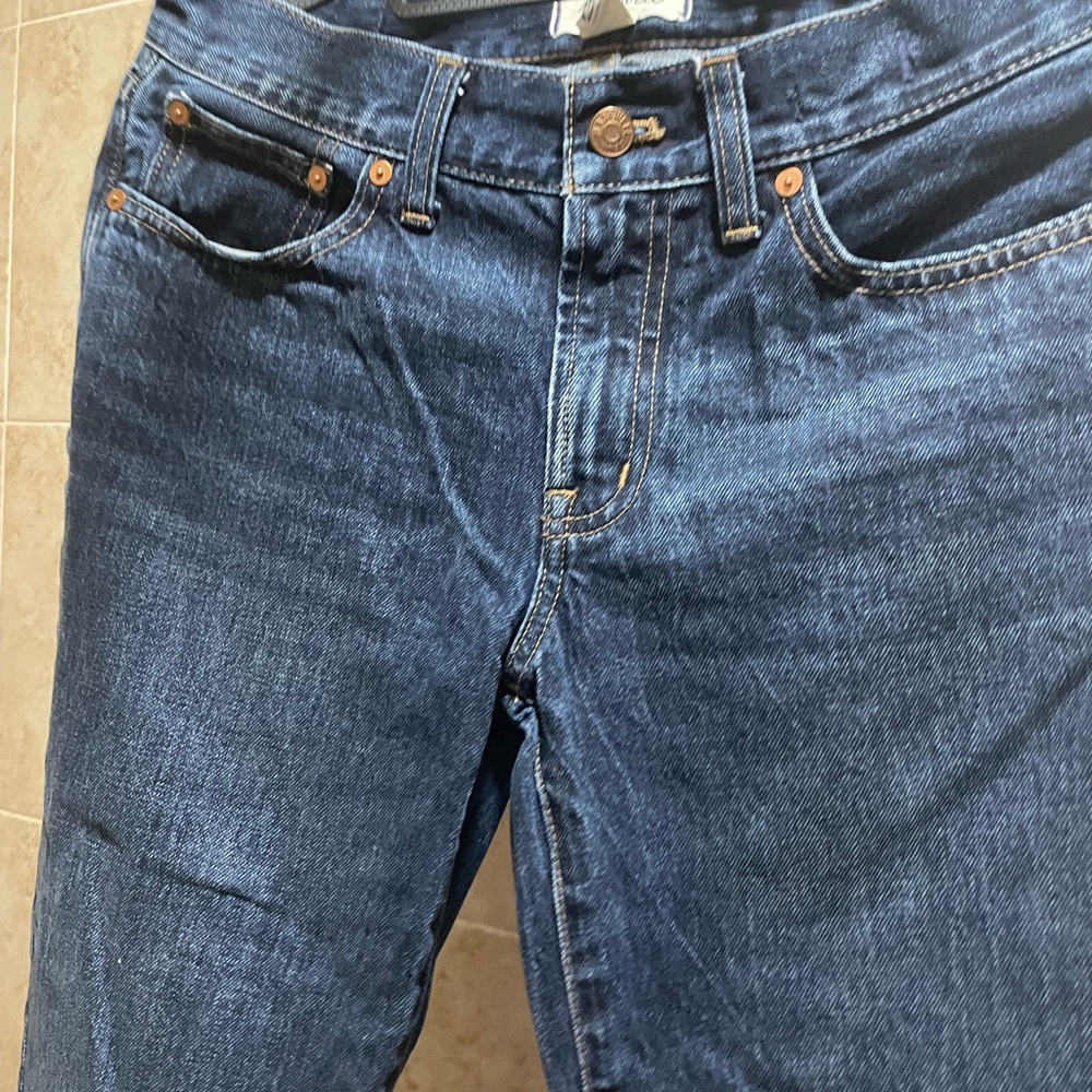 Madewell Blue Straight Jeans Classic Style